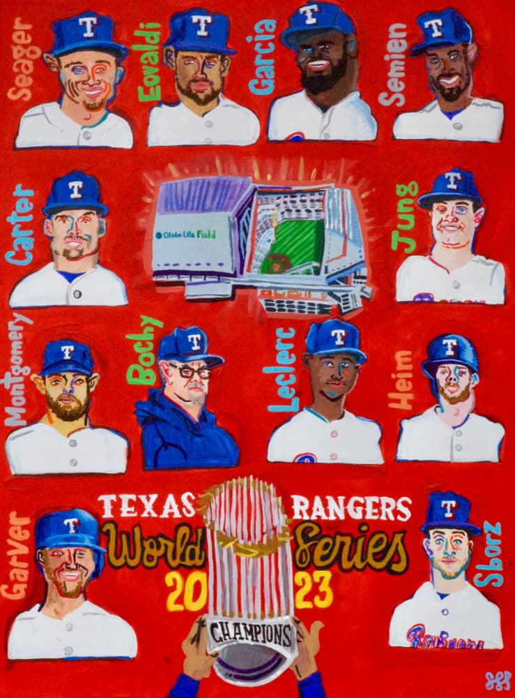 Championship Baseball Triumph by Steve Spencer — canvas wall art