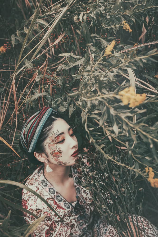 Bohemian Woman Wild Nature by Daisuke Kiyota — canvas wall art