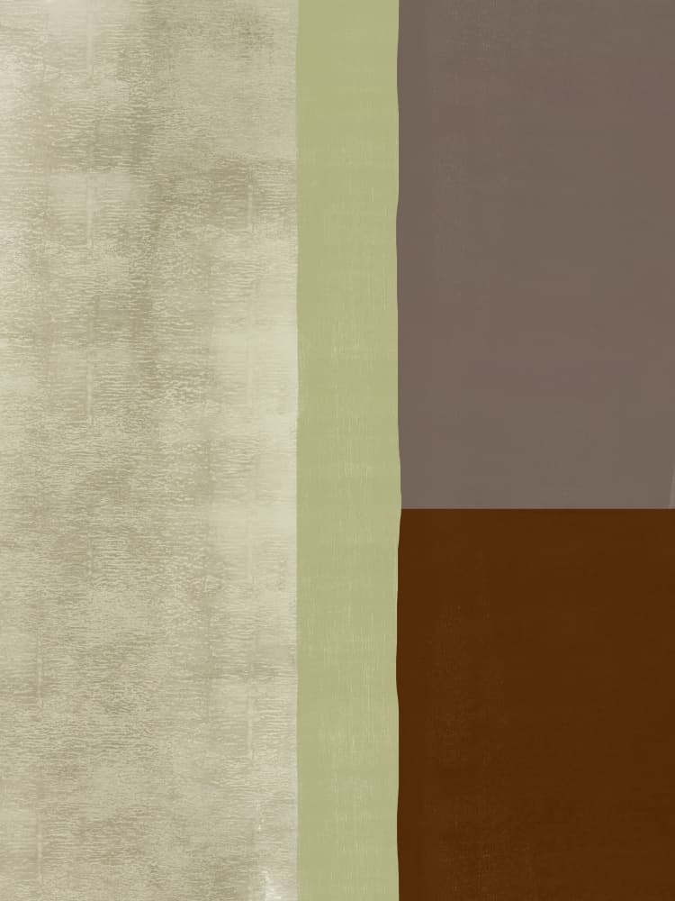 Earthy Color Block Abstract by Little Dean — canvas wall art