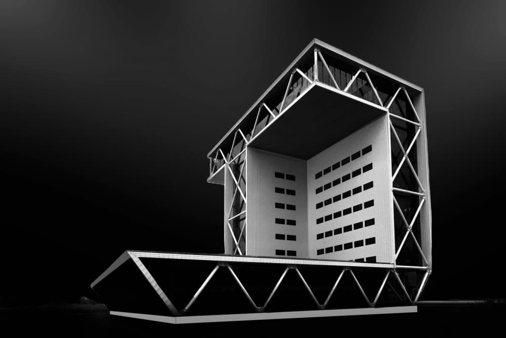 Modern Architectural Vision by Henk Langerak — canvas wall art
