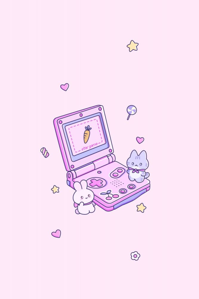 Pastel Pet Gaming by Xuan Thai — canvas wall art