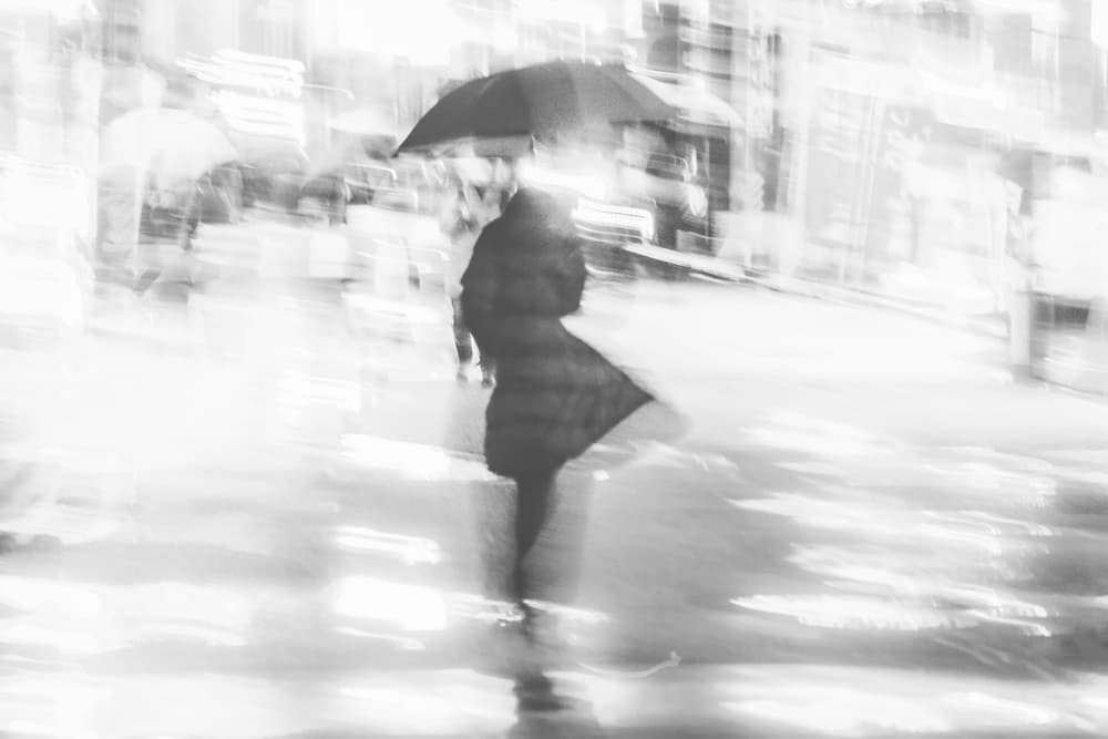 Abstract City Walk by Haruyo Sakamoto — canvas wall art