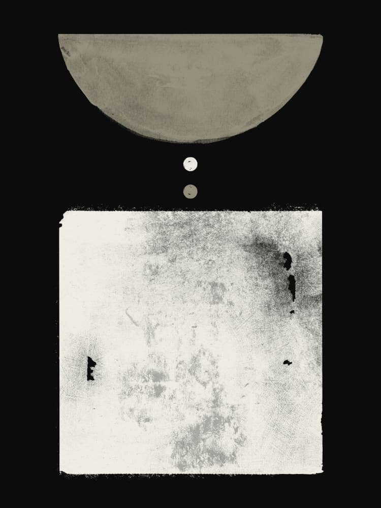Abstract Textured Shapes by Ema Paraschiv — canvas wall art