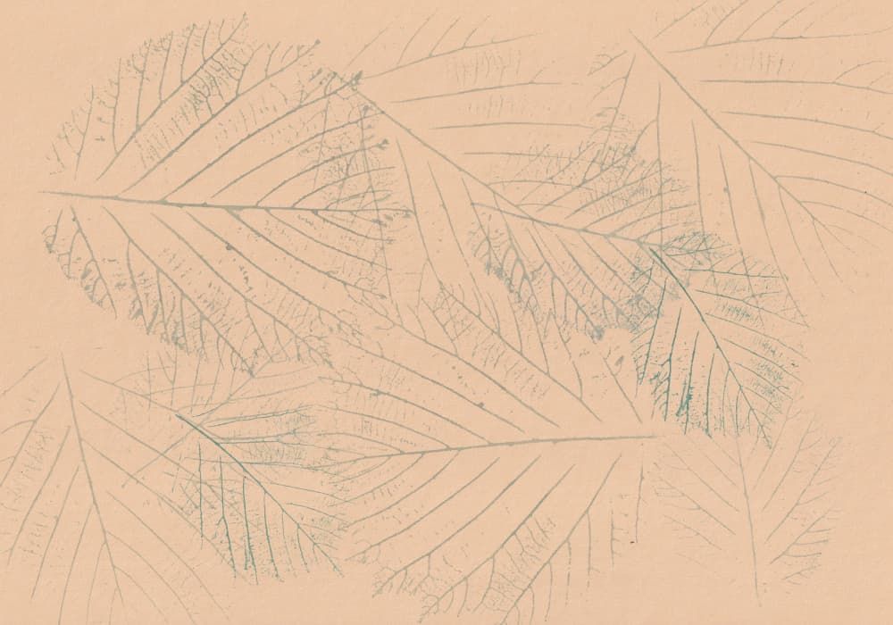 Botanical Leaf Pattern by Maira Ribena — canvas wall art