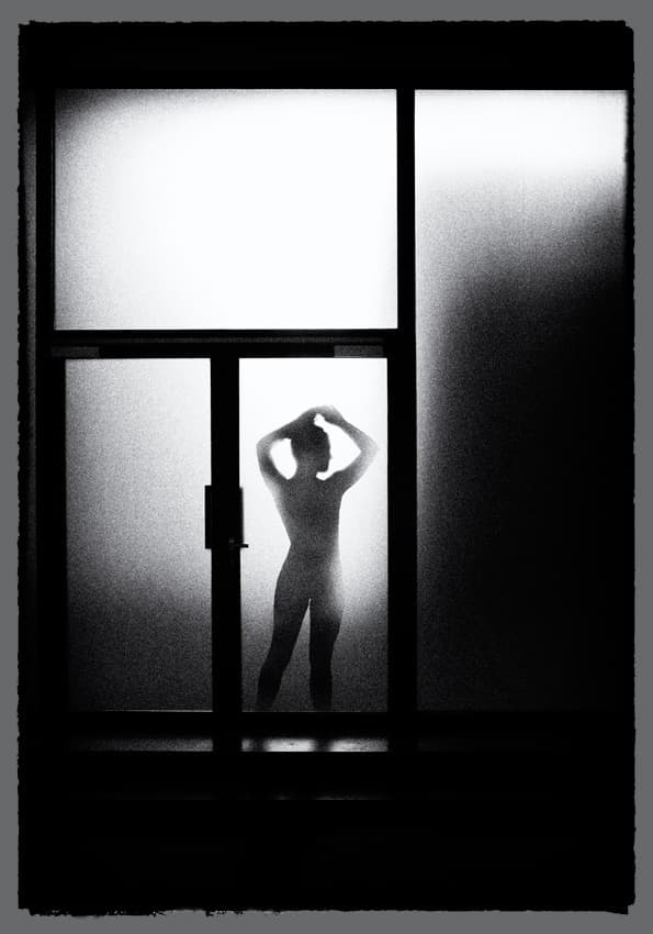 Woman in Silhouette by Eric Mattheyses — canvas wall art
