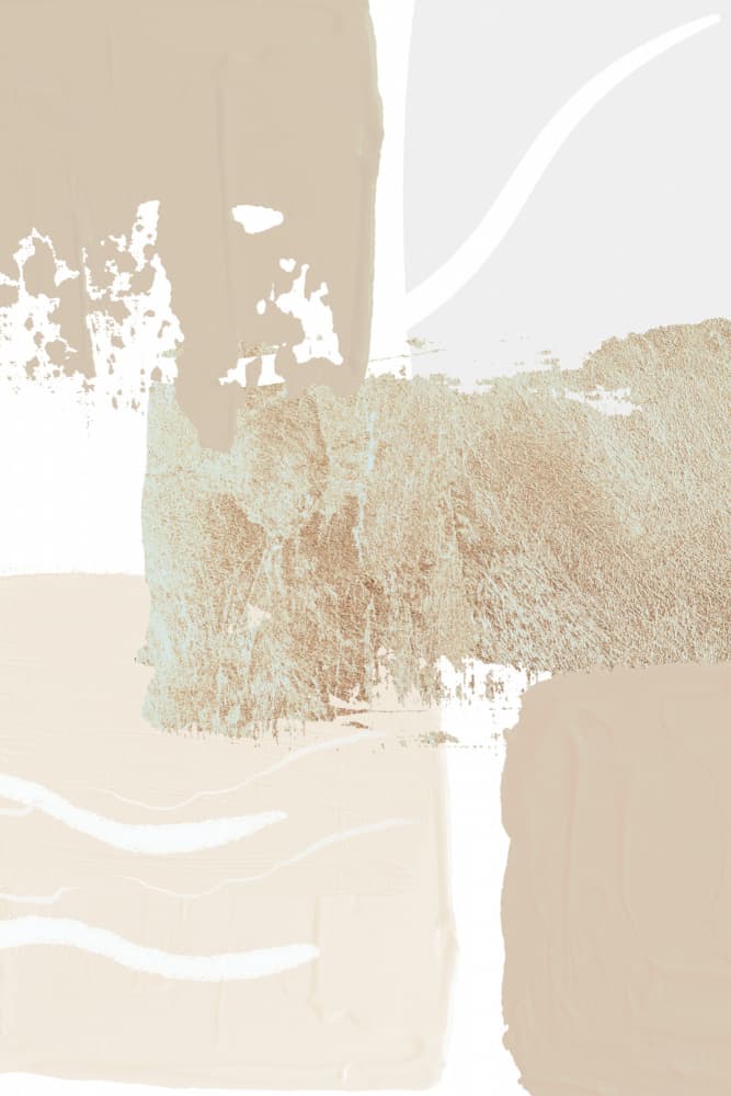 Modern Beige Gold Abstract by Sally Ann Moss — canvas wall art