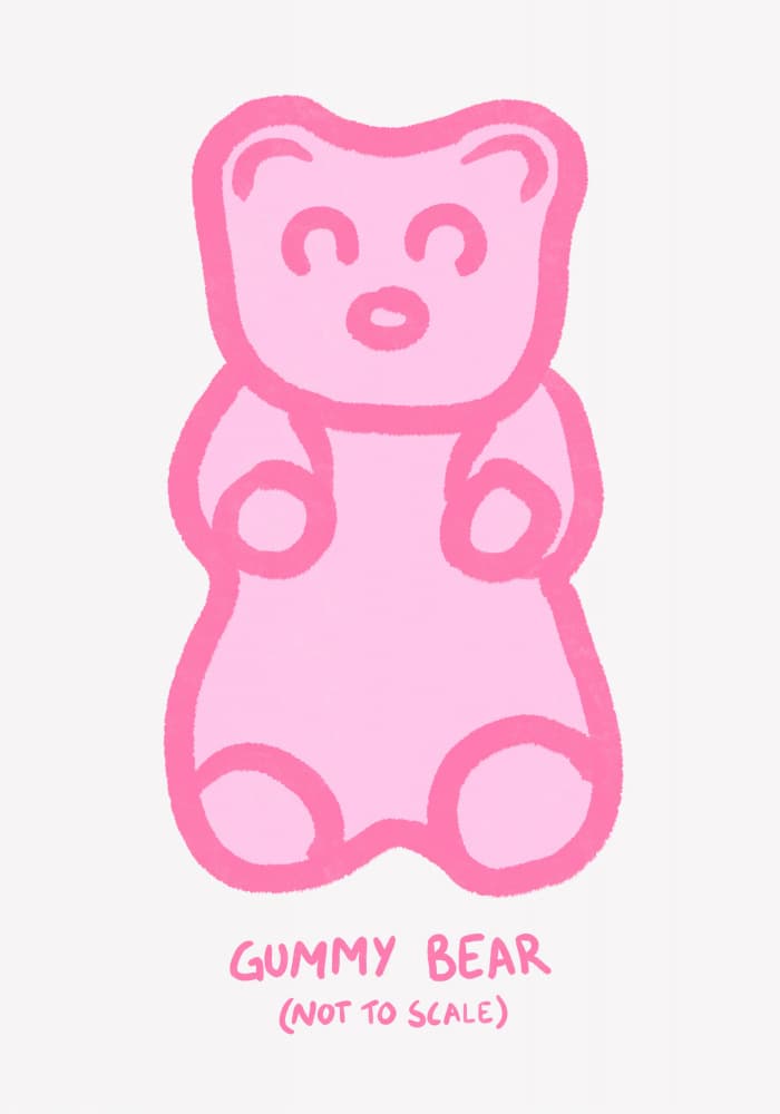 Gummy Bear by Athene Fritsch — canvas wall art