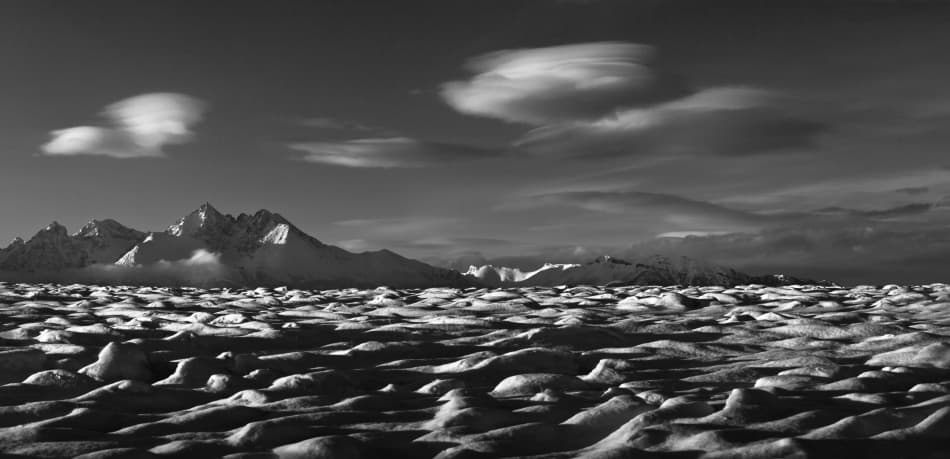 Dramatic Winter Mountainscape by Peter Svoboda MQEP — canvas wall art