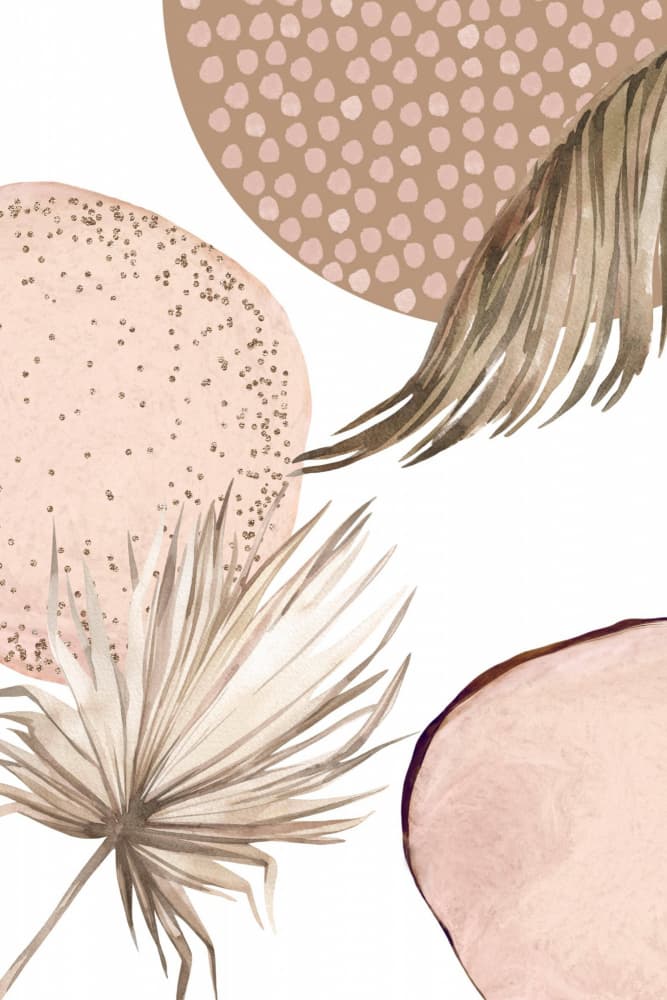 Boho Abstract Botanicals by Sally Ann Moss — canvas wall art