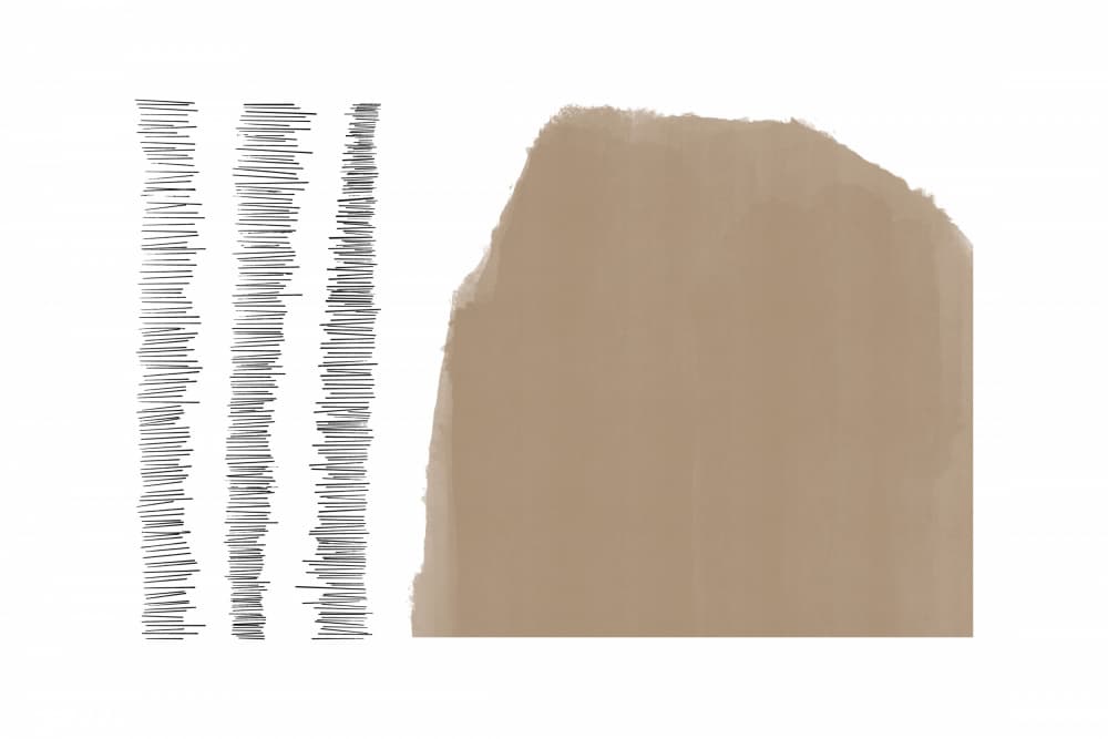 Earthy Balance by uplusmestudio — canvas wall art