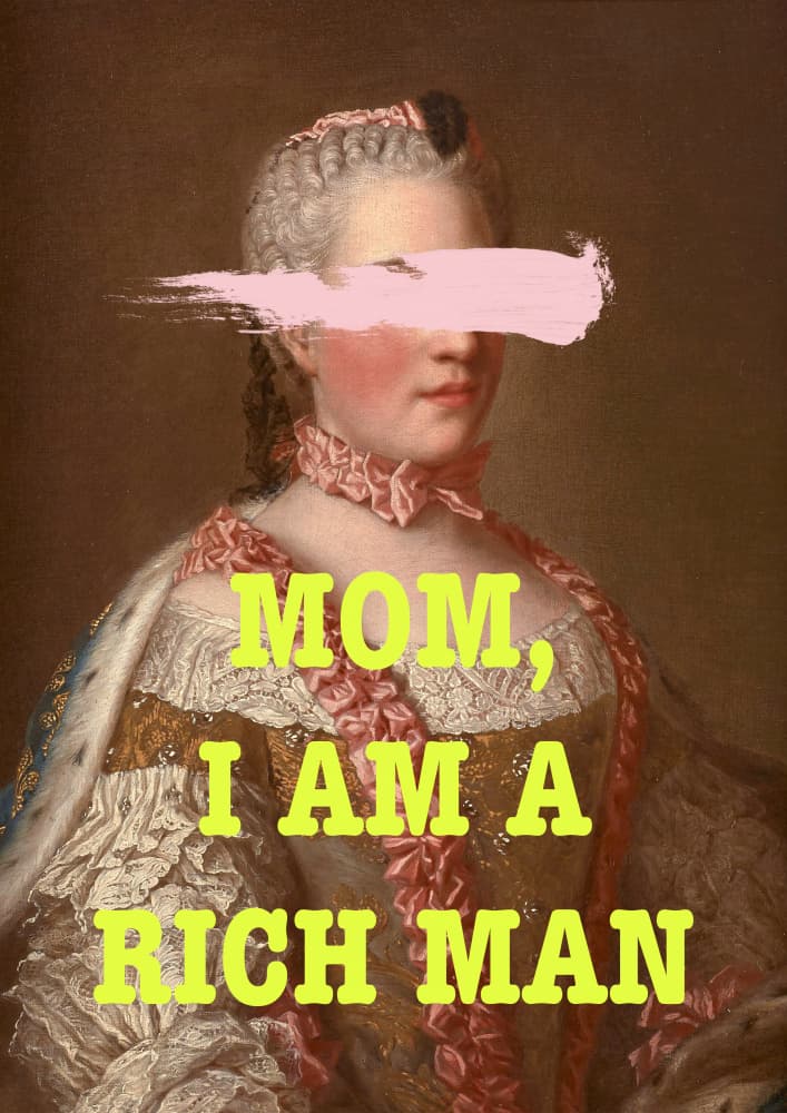 Modern Regal Portrait by Talitha McQueen — canvas wall art