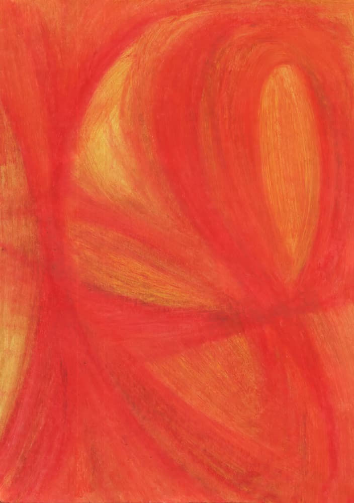 Fiery Abstract Movement by Kulik — canvas wall art