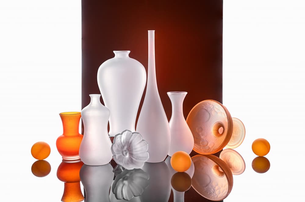 Elegant Glass Arrangement by Lydia Jacobs — canvas wall art