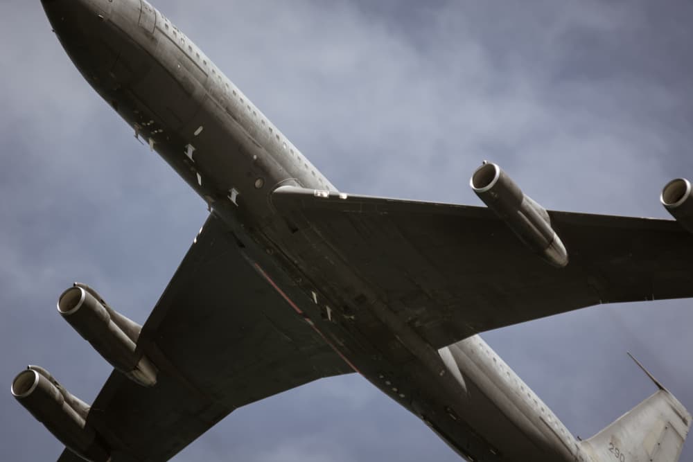 Classic Jet Against Sky by Tal Paz-Fridman — canvas wall art