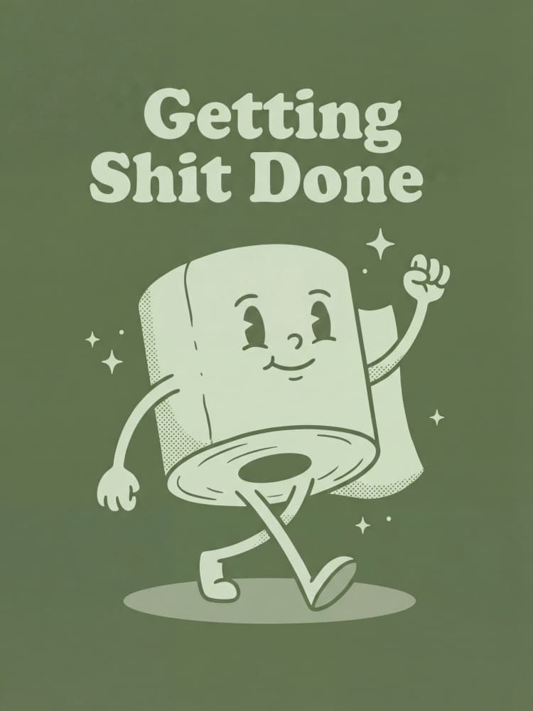 Getting Things Done Roll by Andreas Magnusson — canvas wall art