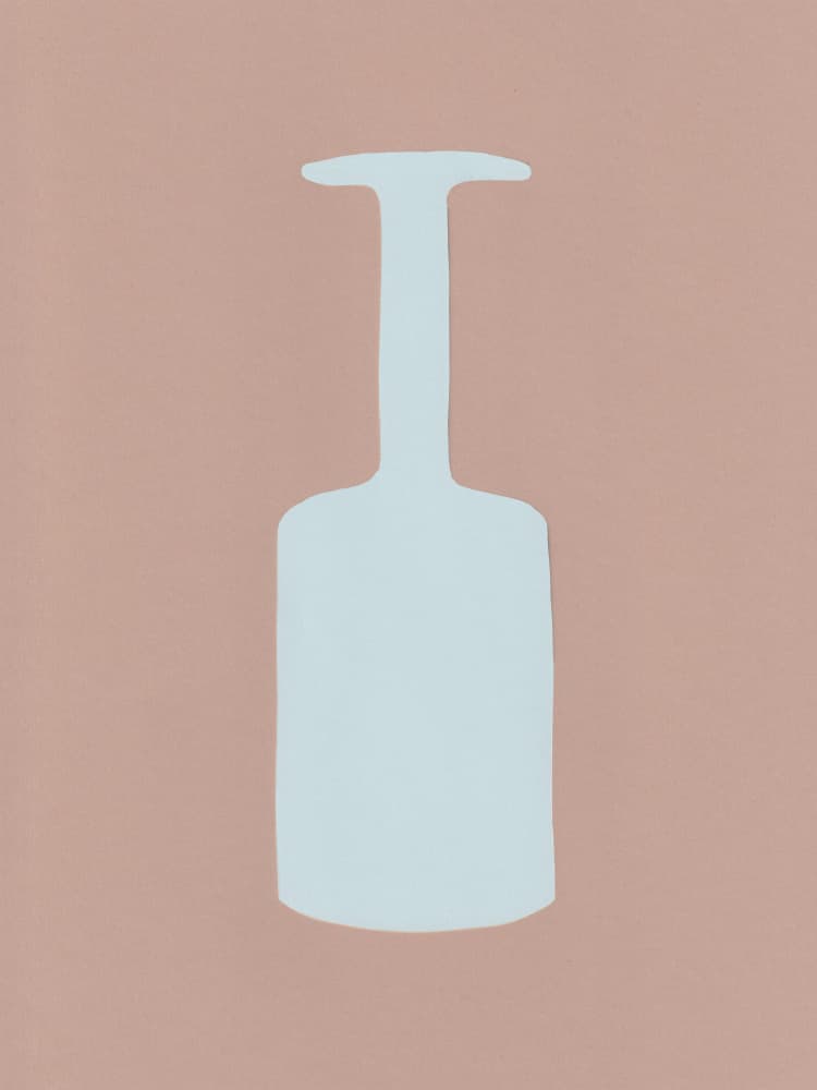 Serene Blue Vessel by Bronwyn Baker — canvas wall art