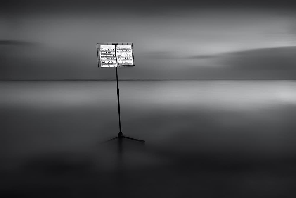 Melody On The Horizon by Maria Kaimaki — canvas wall art