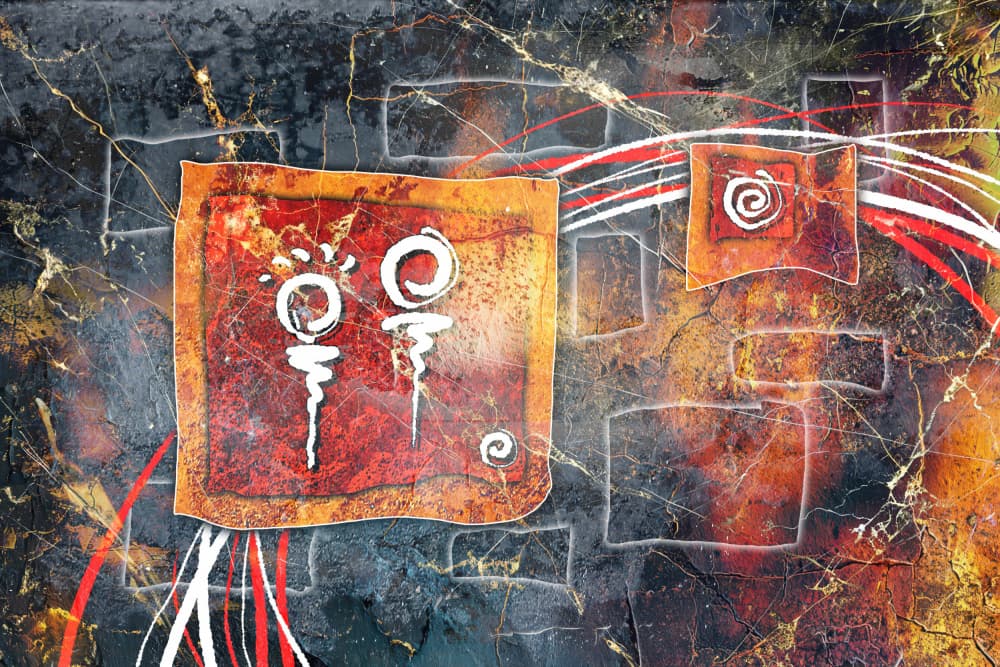 Artwork With Features of a Blend of Textures 38 by Rafal Kulik — canvas wall art