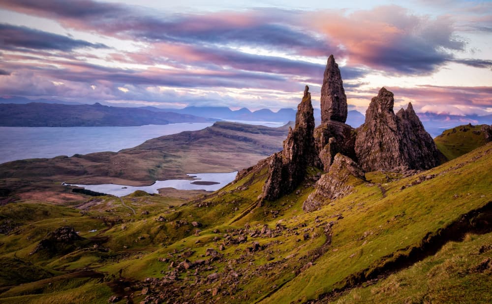 Old Man Of Storr Dawn by Jie Jin — canvas wall art