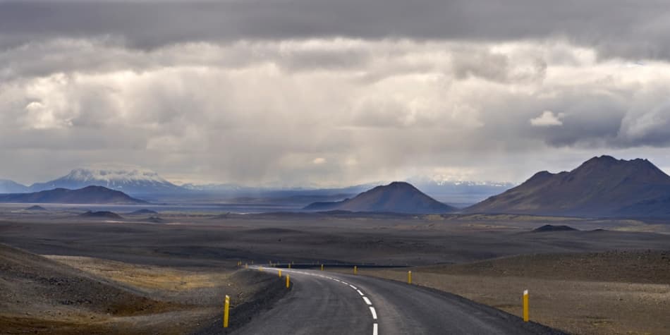 Winding Road Vast Landscape by Jure Kravanja — canvas wall art