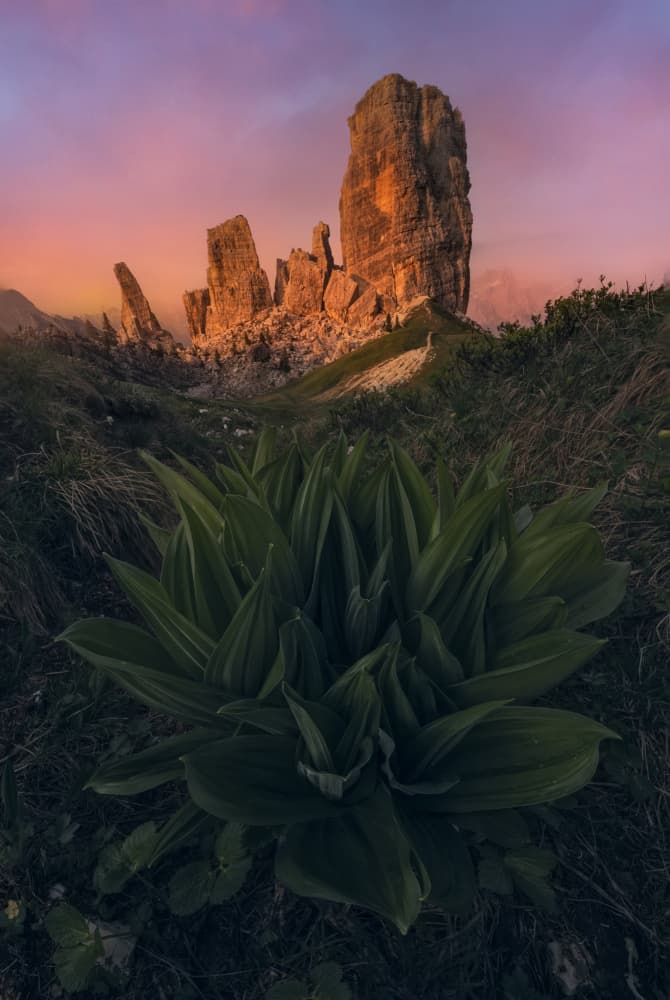 Majestic Mountain Twilight by David Martin Castan — canvas wall art