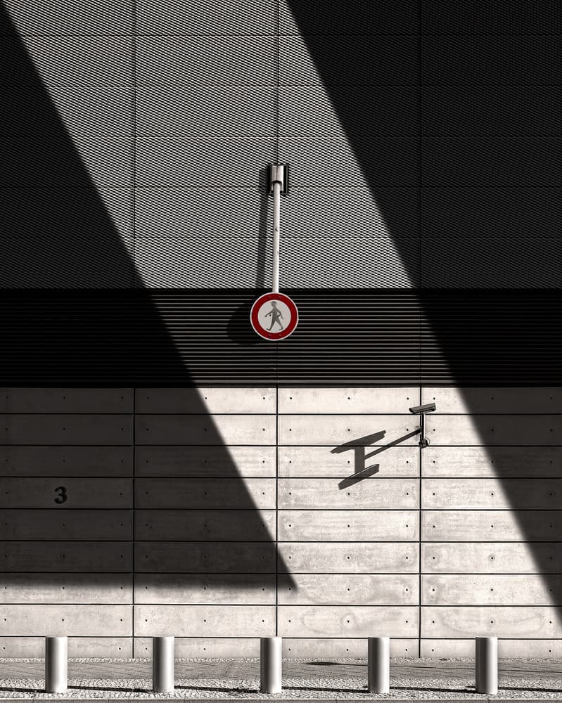 Modern Light Geometry by Tomasz Buczkowski ( Tomush ) — canvas wall art