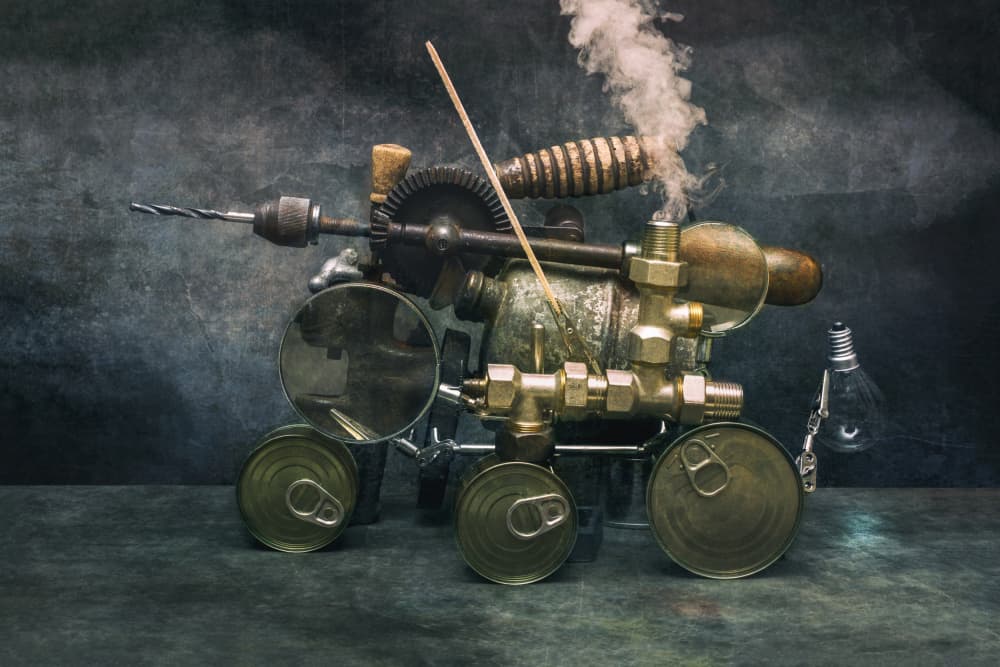 Steampunk Invention by Brig Barkow — canvas wall art