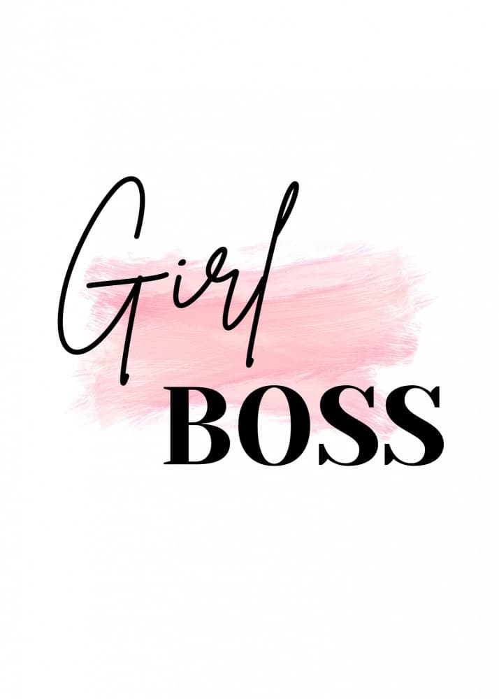 Empowering Girl Boss by Kristina N. - SoulArt Shop — canvas wall art