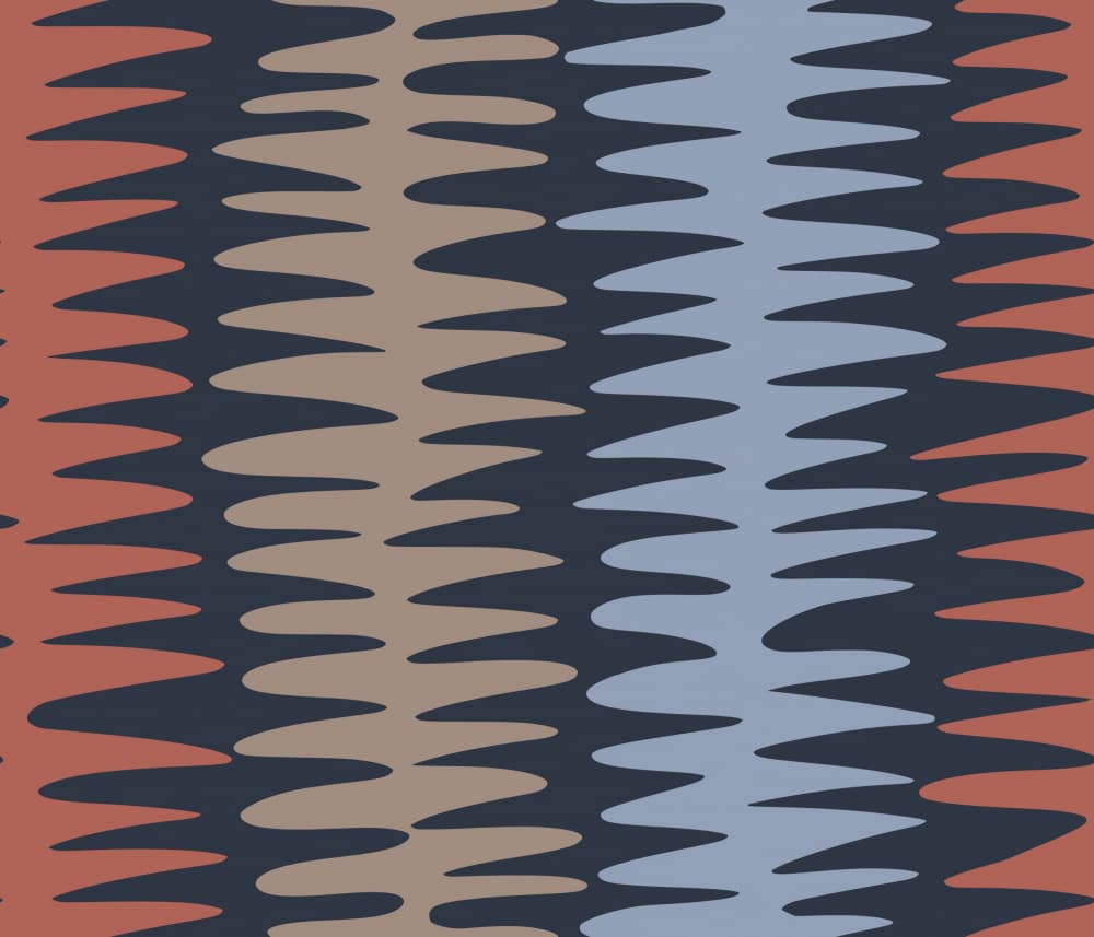 Abstract Wavy Pattern by Annick — canvas wall art