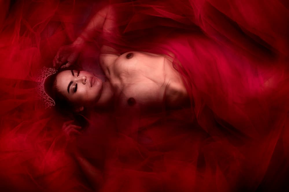 Crimson Queen by Hari Sulistiawan — canvas wall art