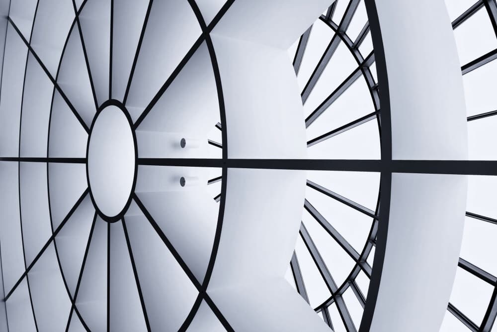 Modern Architectural Geometry by Philippe-M — canvas wall art