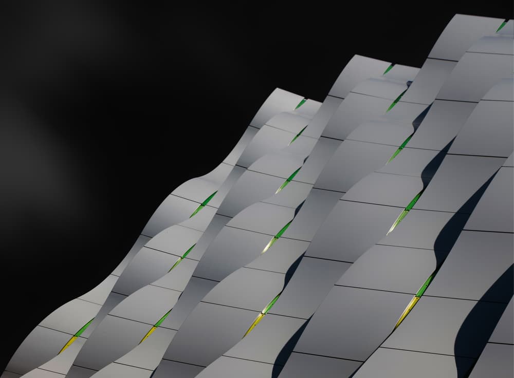 Wavy Architectural Lines by Jeroen van de Wiel — canvas wall art
