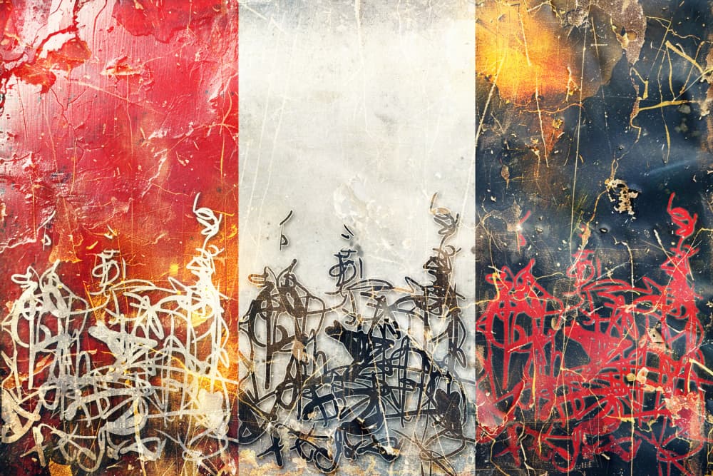 Colorful Grunge Expression by Rafal Kulik — canvas wall art