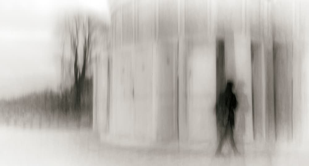 Abstract Solitary Walk by Gilbert Claes — canvas wall art