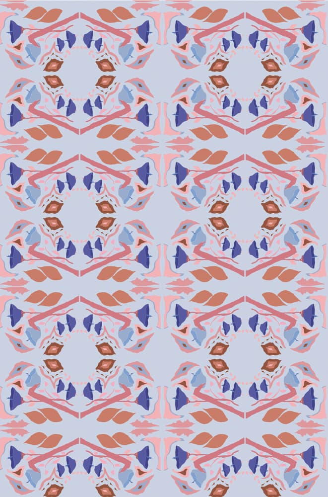 Soft Floral Pattern by Breanna Megan Studio — canvas wall art