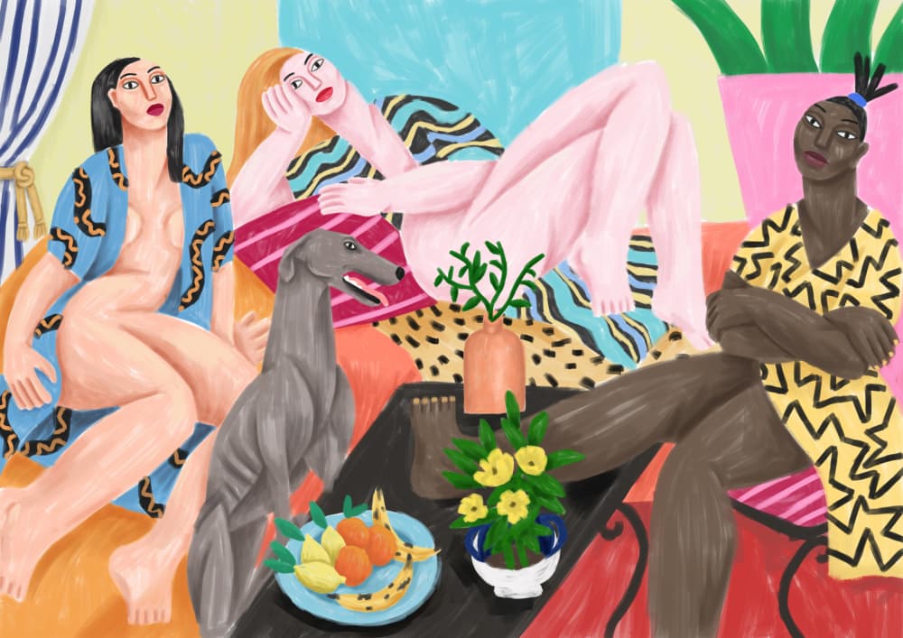 Cepe Apres Midi De Chien by Cépé — canvas wall art