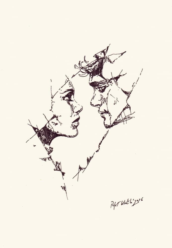 Intense Romantic Gaze by Rafal Kulik — canvas wall art