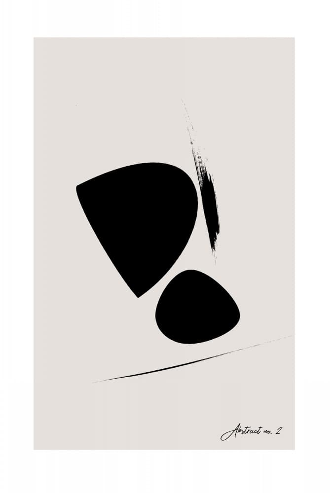 Organic Black Shapes by Oju Design — canvas wall art