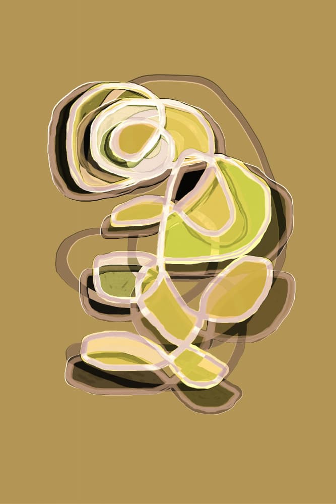 Earthy Organic Flow by Christina Sillen — canvas wall art