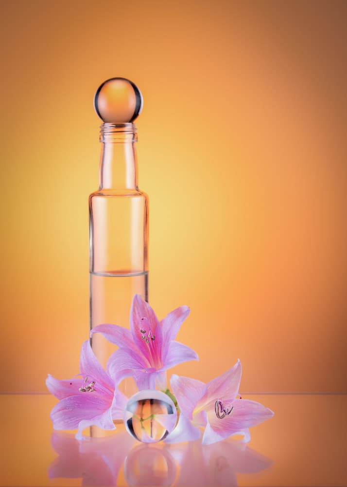 Elegant Lilies and Glass by Rico Cavallo — canvas wall art