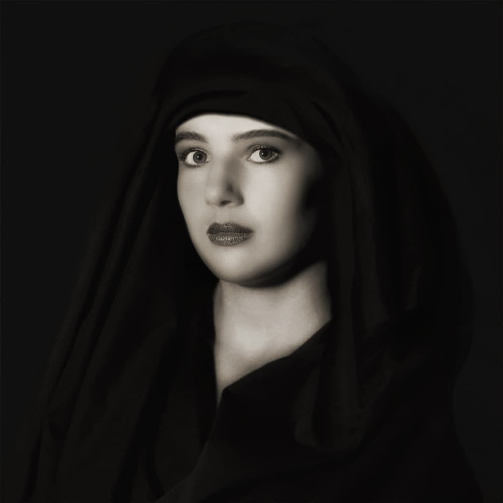 Mysterious Veiled Woman by Jan Donckers — canvas wall art