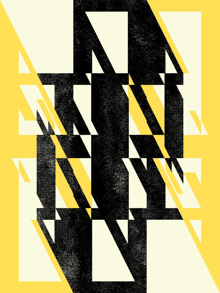 Bold Geometric Abstract by Petr Strnad — canvas wall art