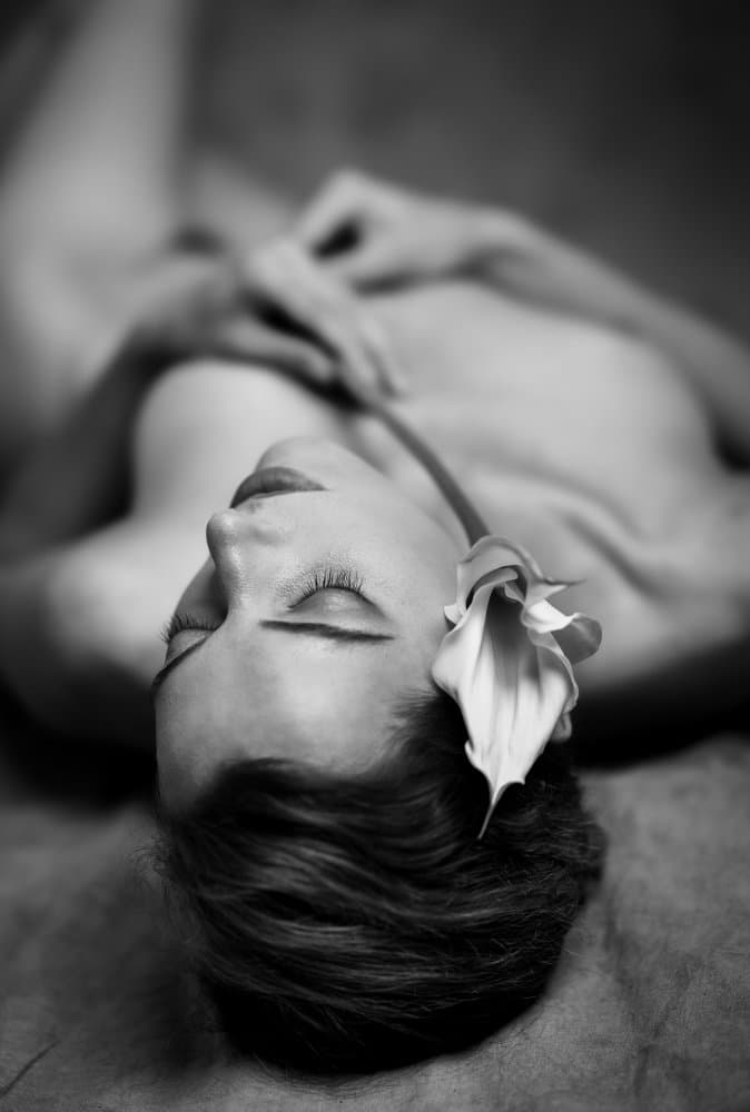 Elegant Calla Lily Beauty by Franky De Meyer — canvas wall art