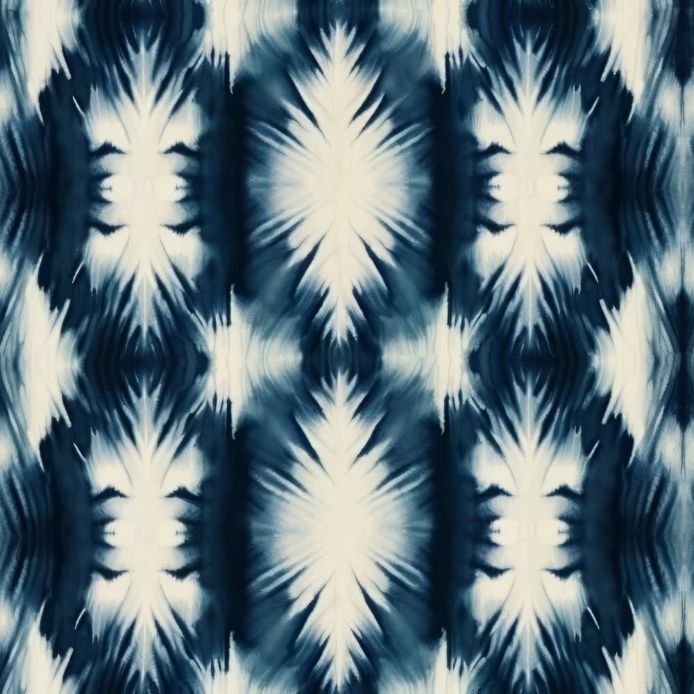 Indigo Shibori Pattern by Bilge Paksoylu — canvas wall art
