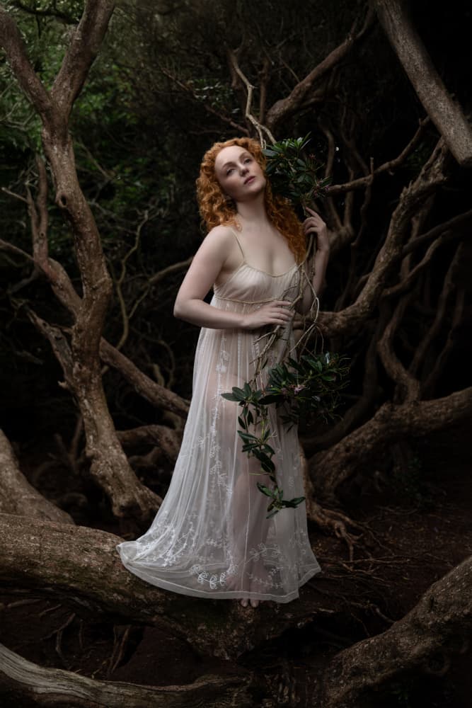 Ethereal Forest Woman by Jan Slotboom — canvas wall art