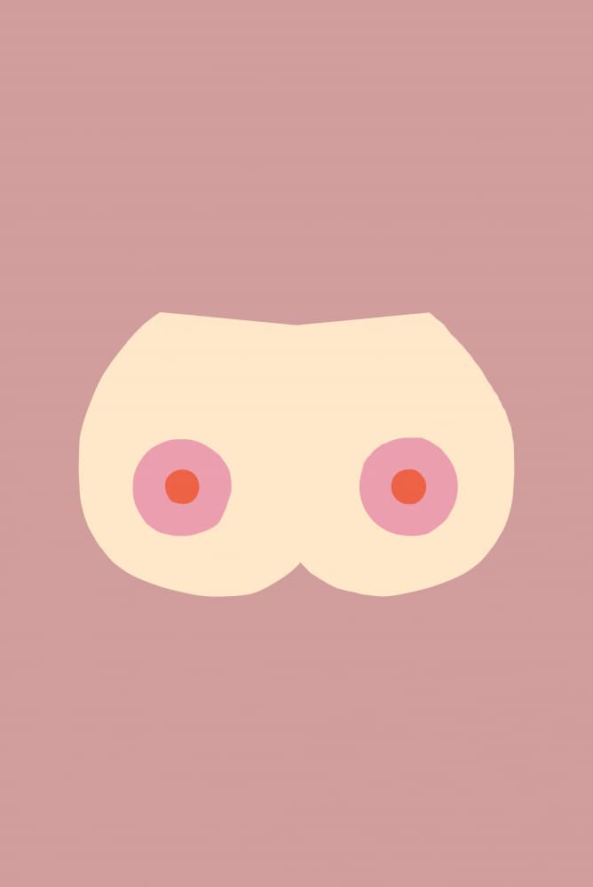 Abstract Female Form by Maren Gross — canvas wall art