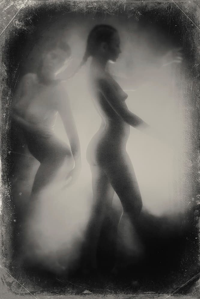 Ethereal Nude Movement by Bogdan Bouşcă — canvas wall art