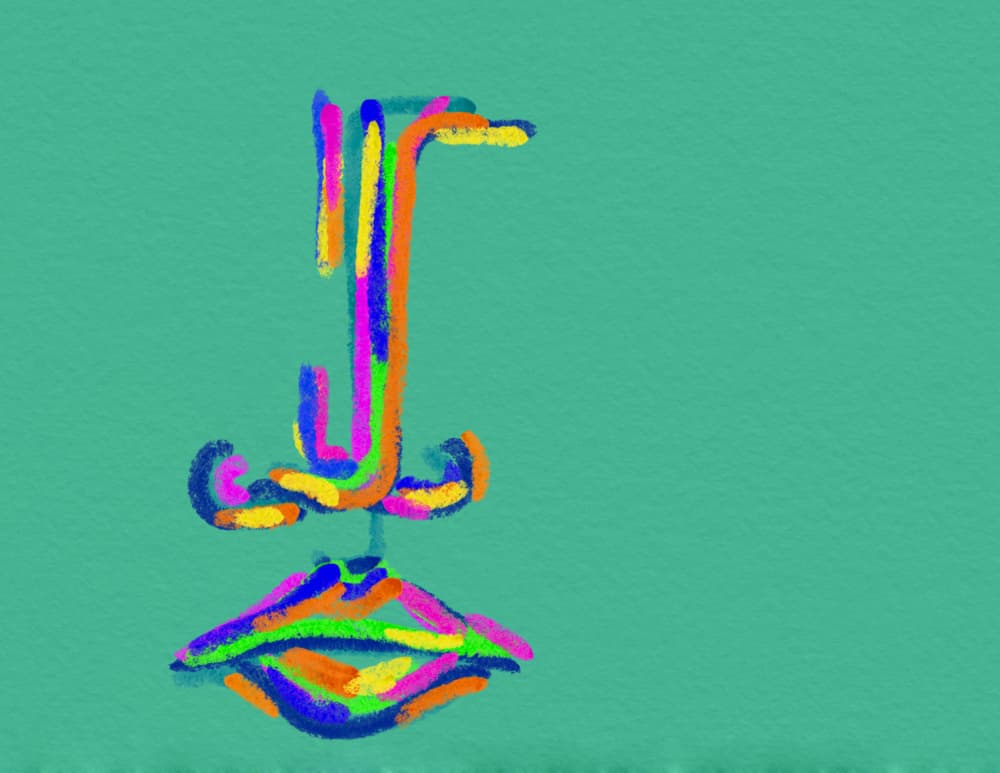 Colorful Abstract Face by JLC ART — canvas wall art