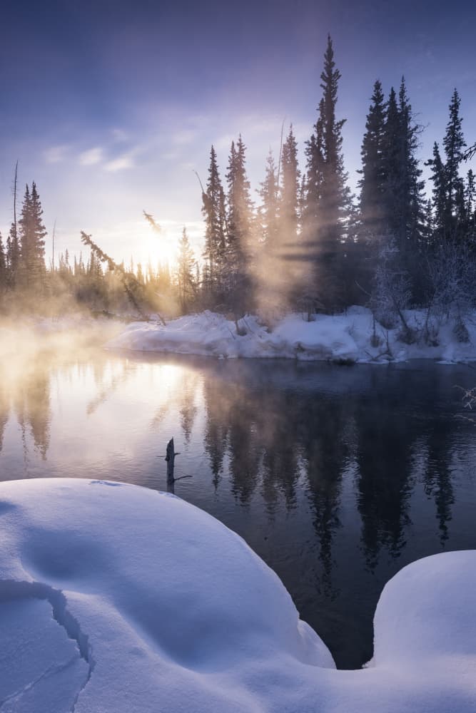 Alaskan Winter by Stefan Hefele — canvas wall art