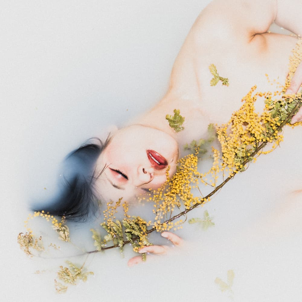 Dreamy Floral Bath by Kurosaki Sangan — canvas wall art